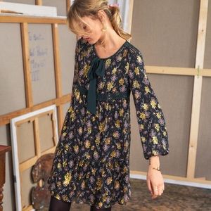 Sezane Silk Chiffon and gold lurex Dress NWT